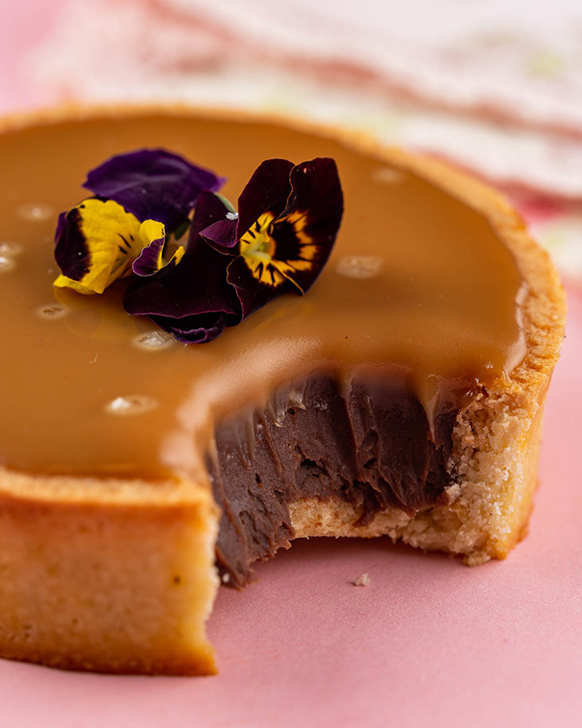 Tarte de caramelo - Curso de fotografia Gastronomica
